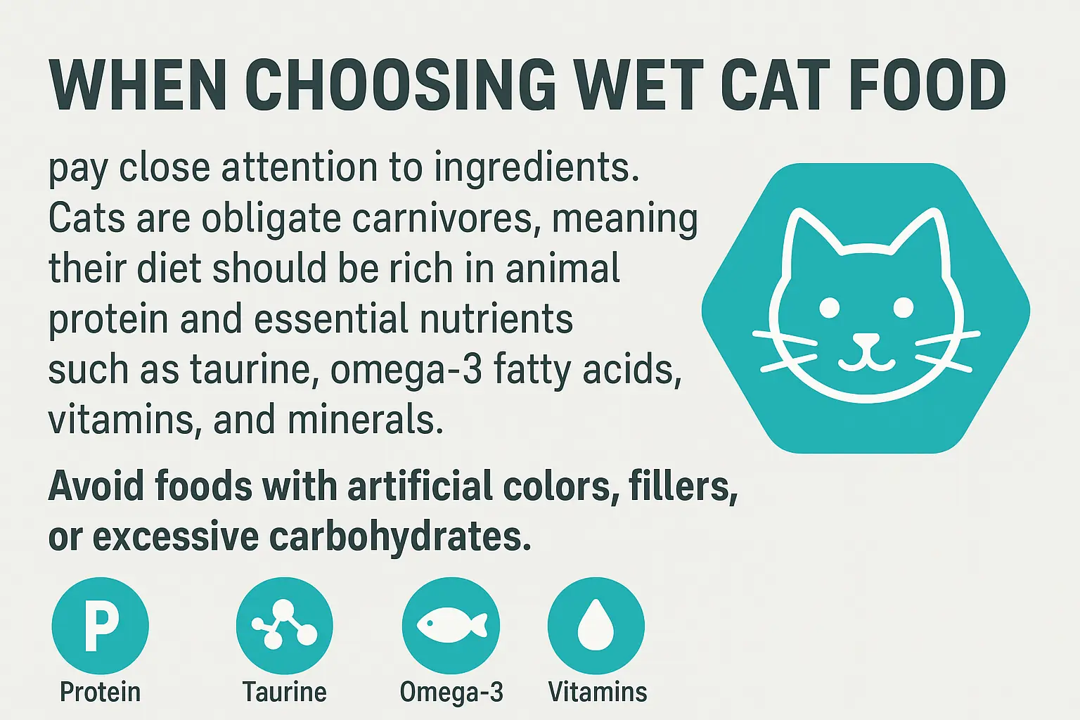 Choosing Wet Cat Food / Ingredients Awareness