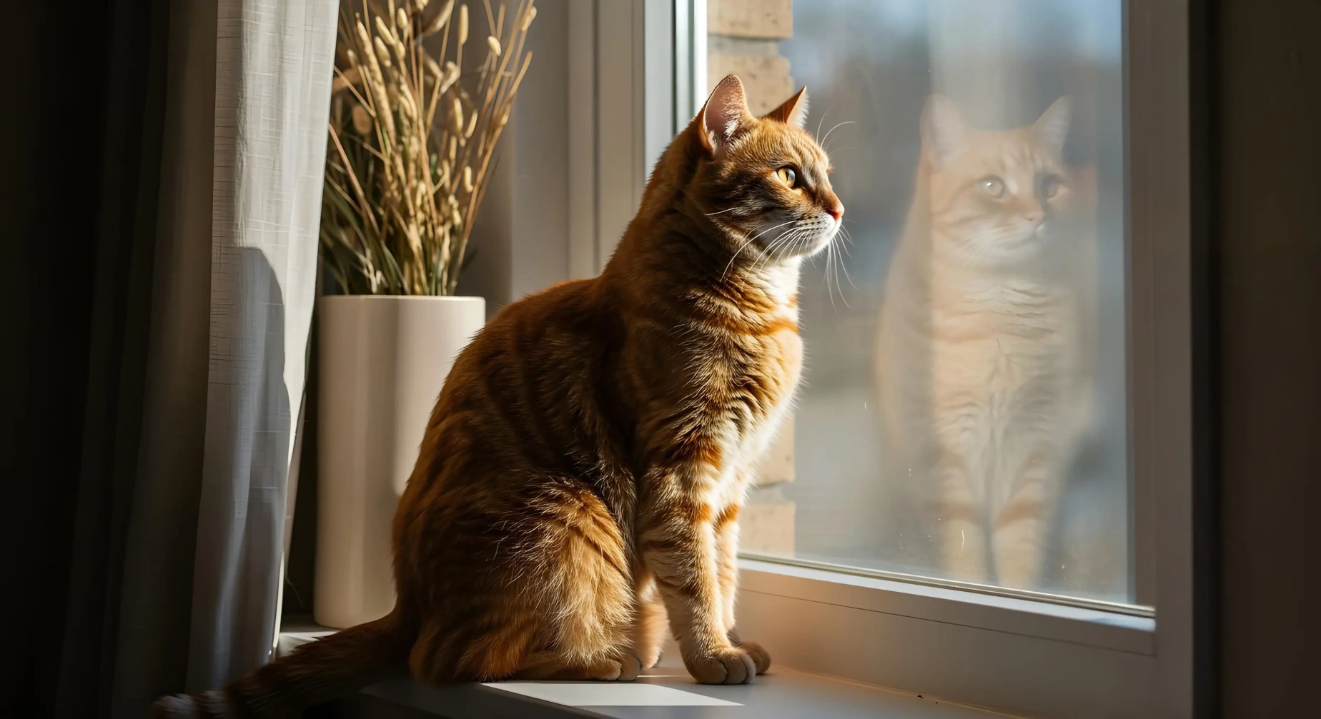 cat separation anxiety when left alone at home