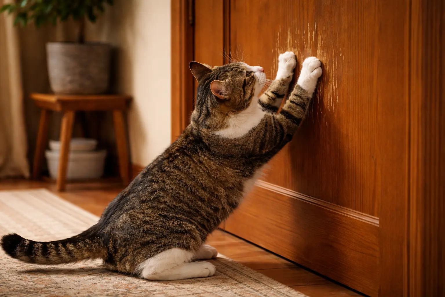 signs of separation anxiety in cats excessive meowing and stress