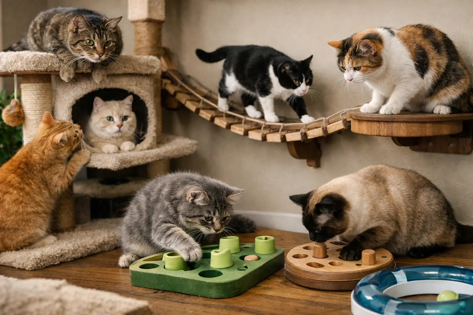 environmental enrichment for indoor cats